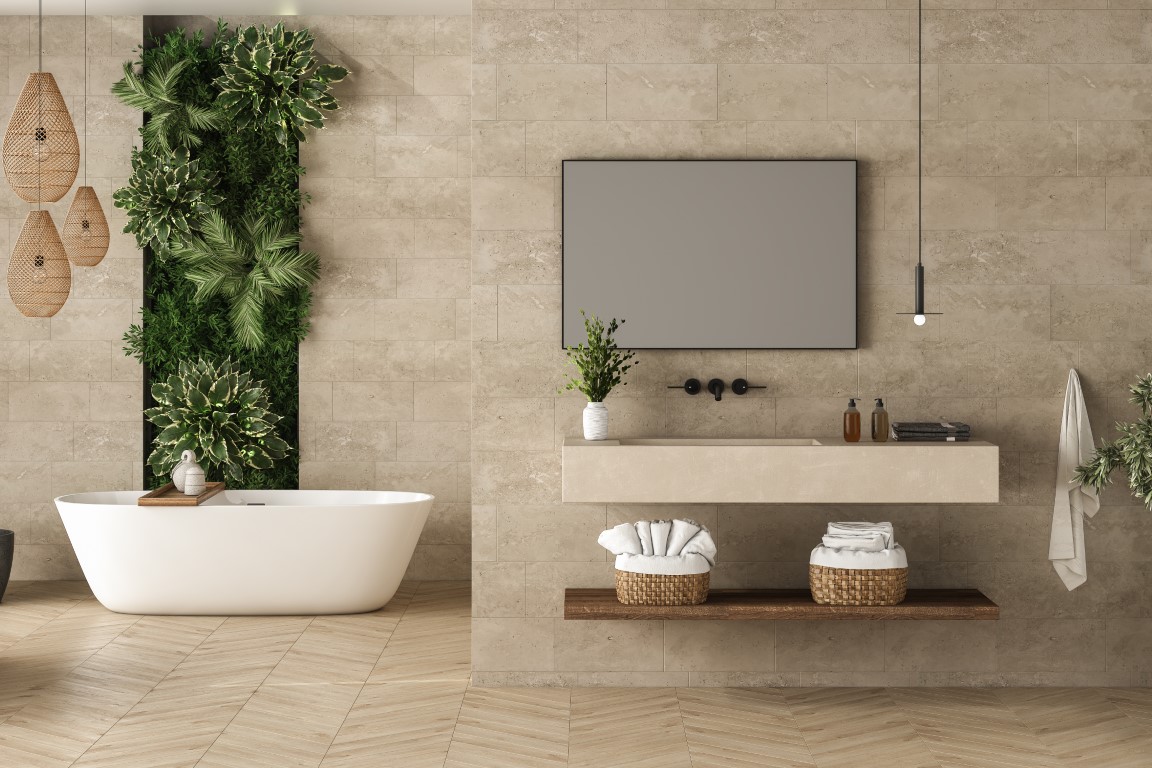 Le design épuré recommandé dans une salle de bain zen